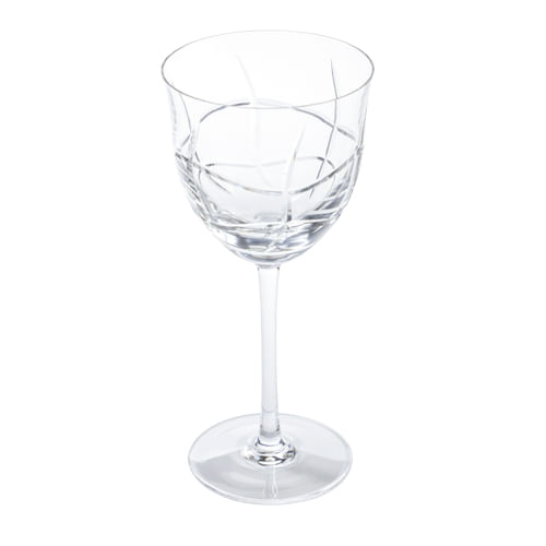 Taça de Cristal Vinho Lótus Transparente