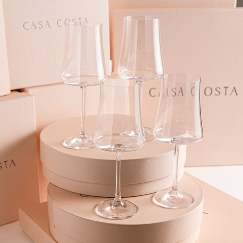 Kit Taça Vinho Branco Cristal Curve 2 unidades