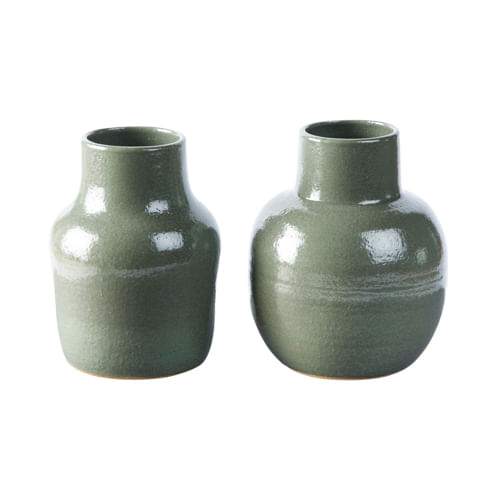 Kit Duo de Vasos Cerâmica