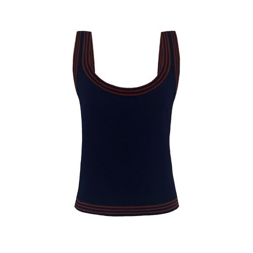 Regata Tricot Escape Azul Navy Tamanho:G