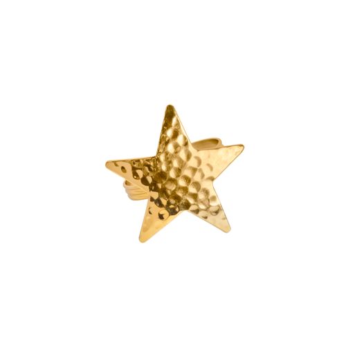 Porta Guardanapo Estrela Dourado