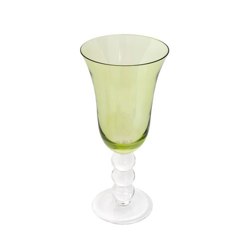 Taça para Vinho Cristal Bubble Verde